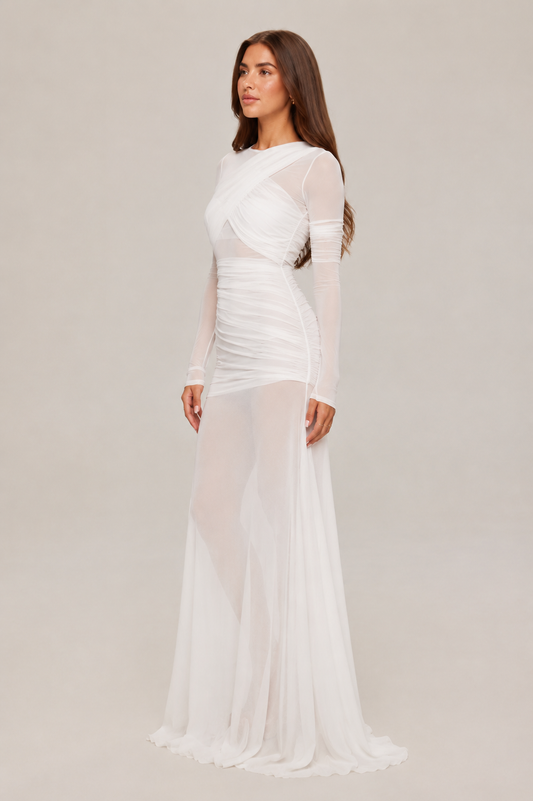 Adoria Ivory Dress — view 2