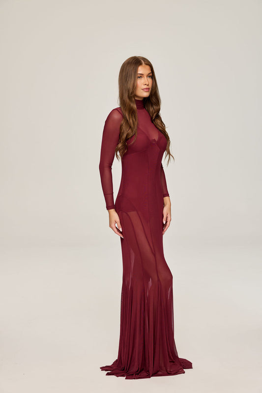 ADRIANA in Burgundy