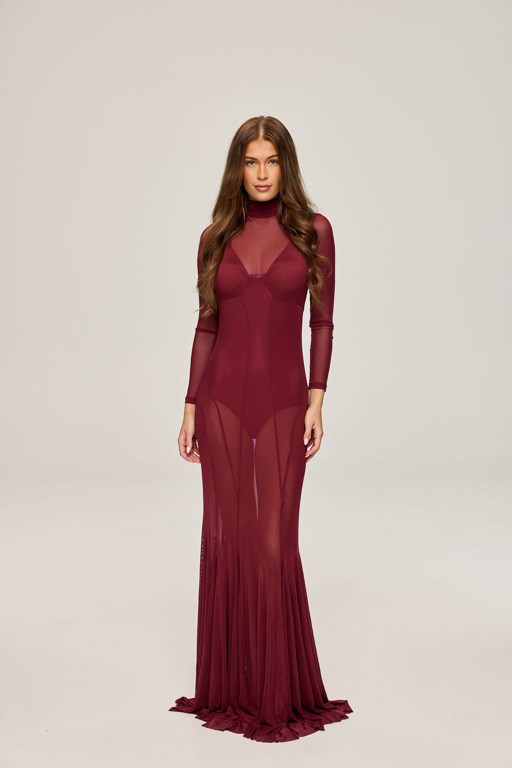 ADRIANA in Burgundy