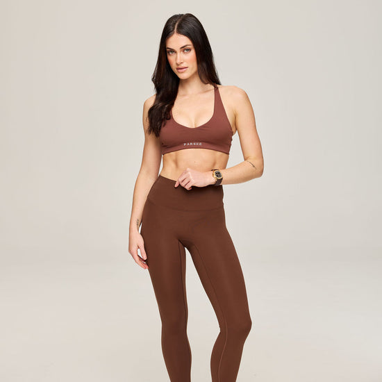 Atelier Leggings in Dark brown