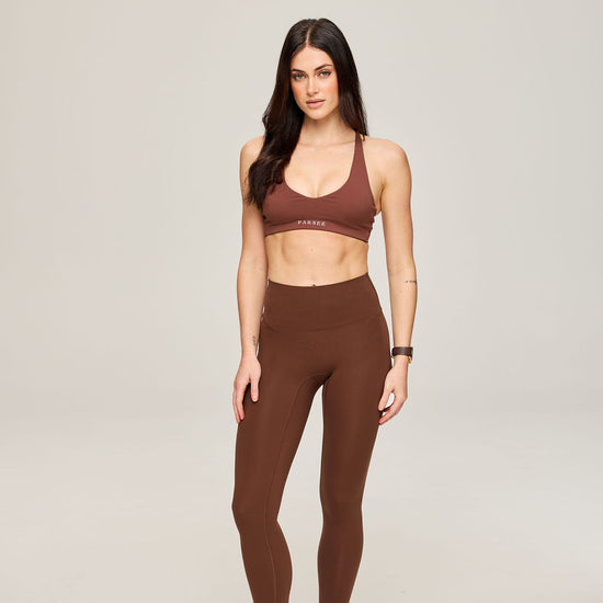 Atelier Leggings in Dark brown