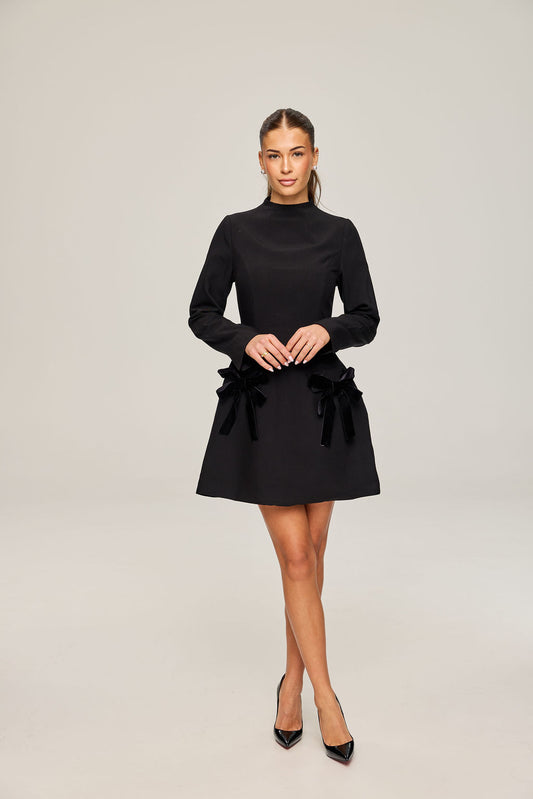 Aveline - Long Sleeve Noir in black