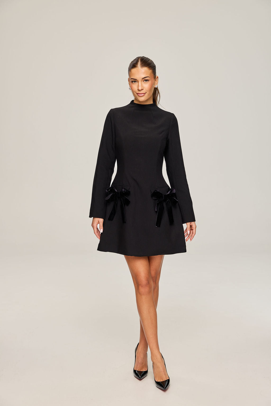 Aveline - Long Sleeve Noir in black