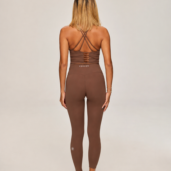 Ember Sculpt Bra in Brown