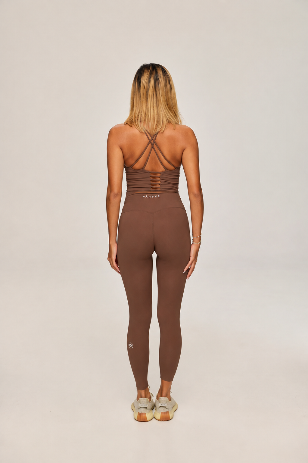 Ember Sculpt Bra in Brown