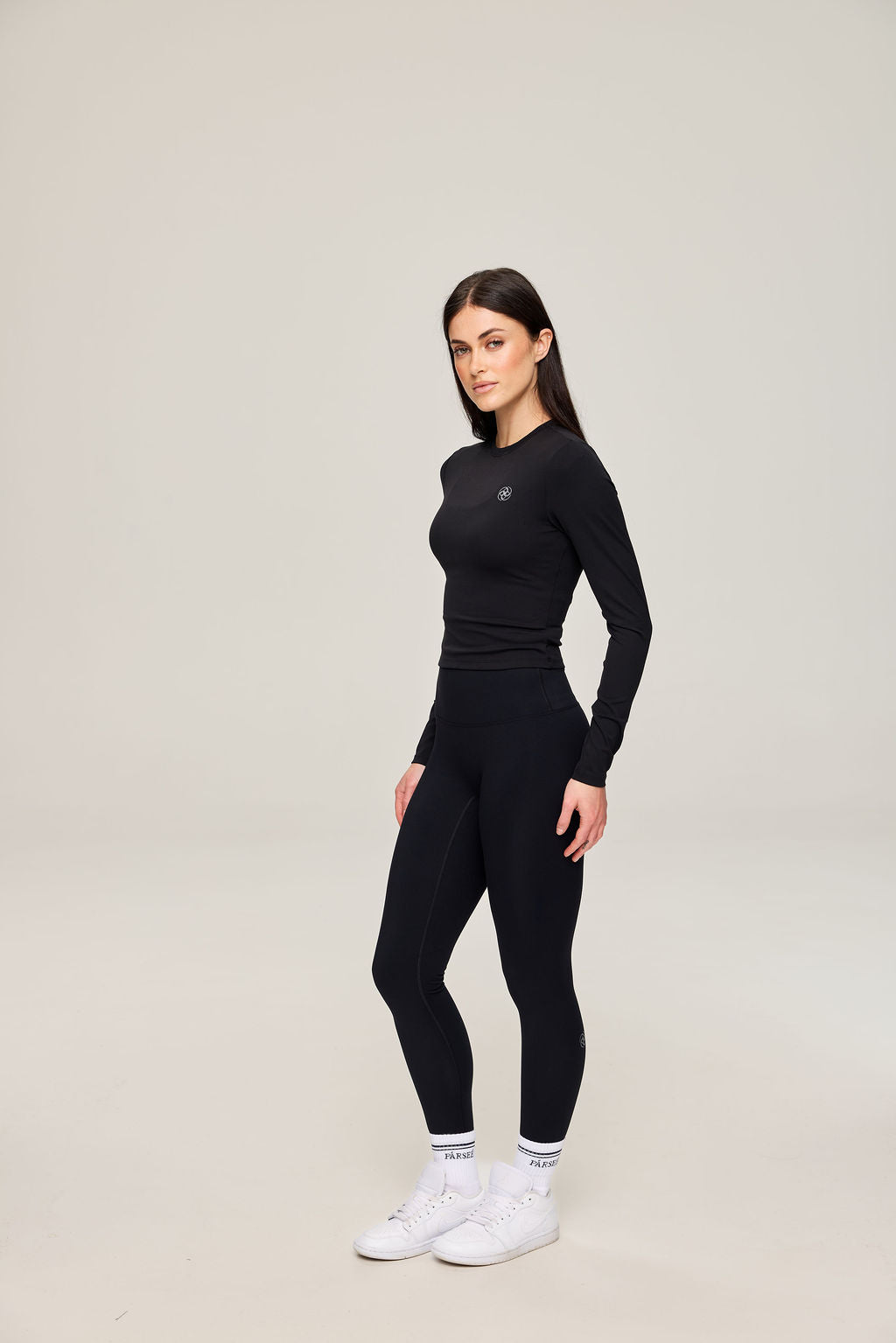 Élan Sculpt Top in black