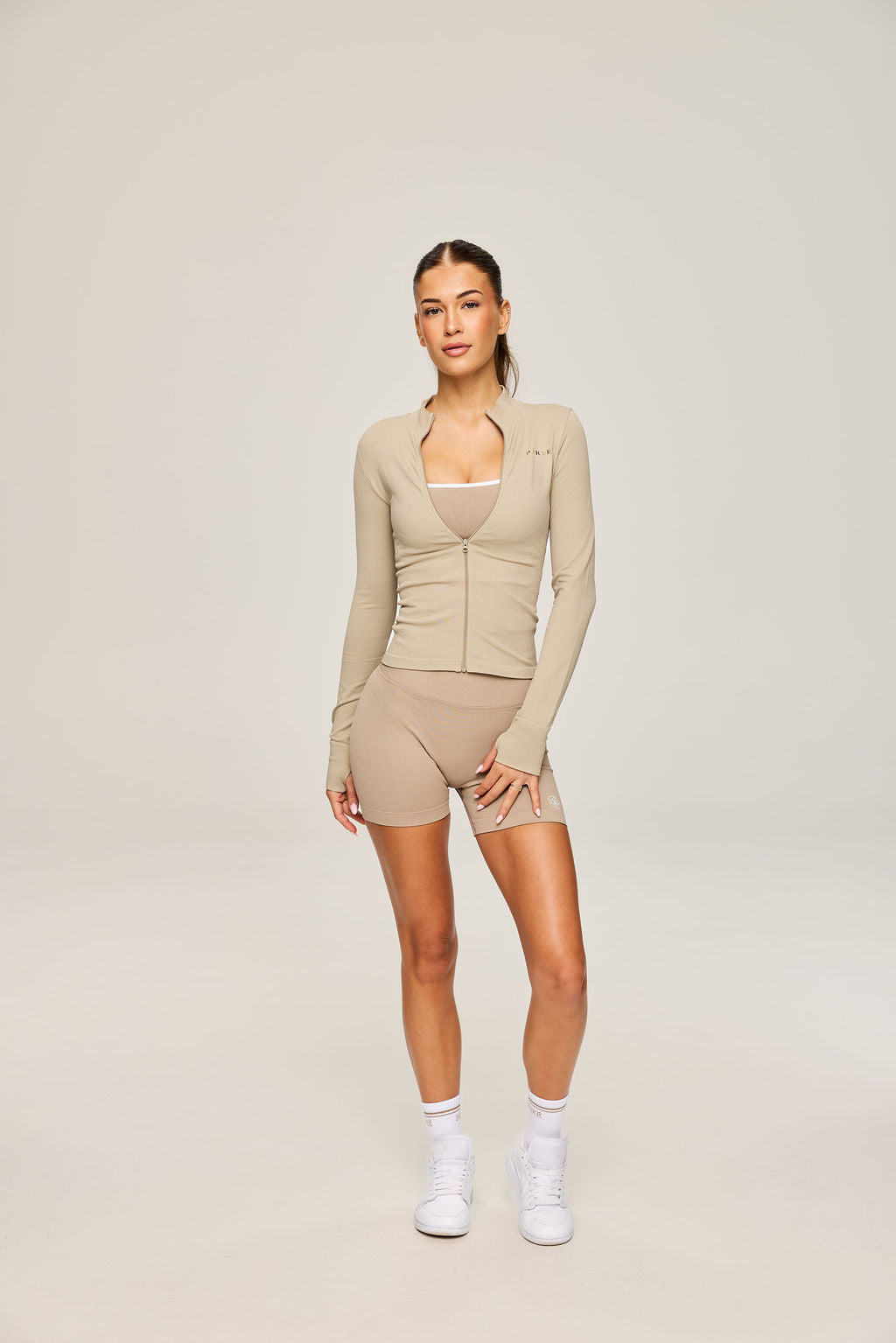Form Theory Shorts in Khaki