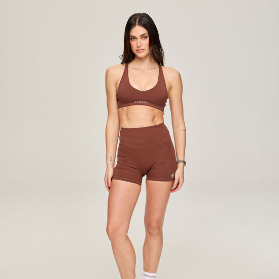 Form Theory Shorts in Brown