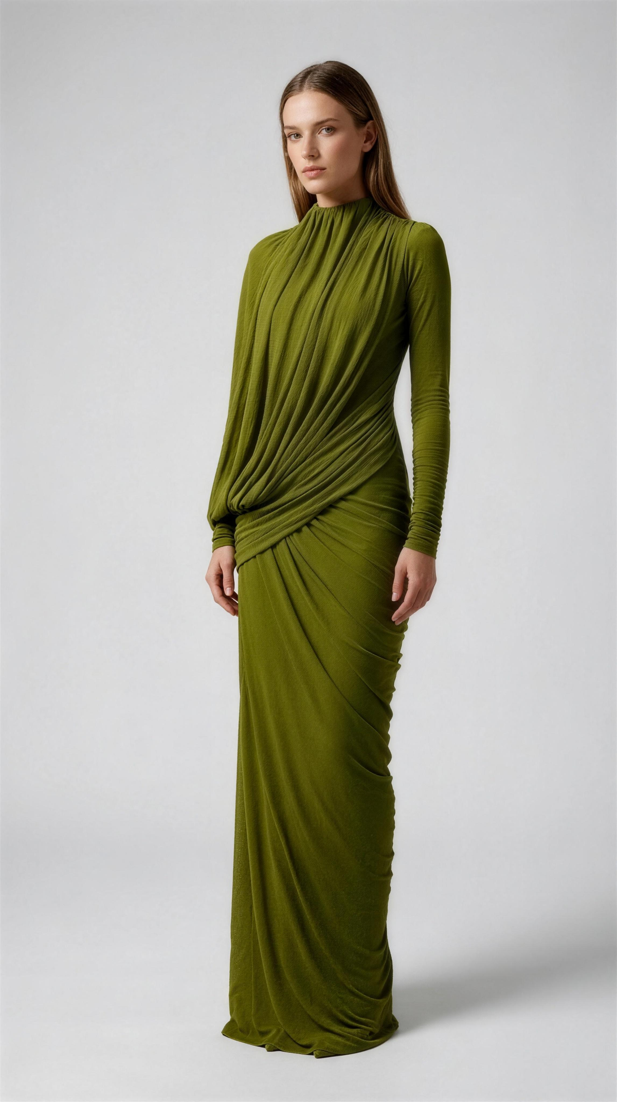 Kaitlin in Olive Green