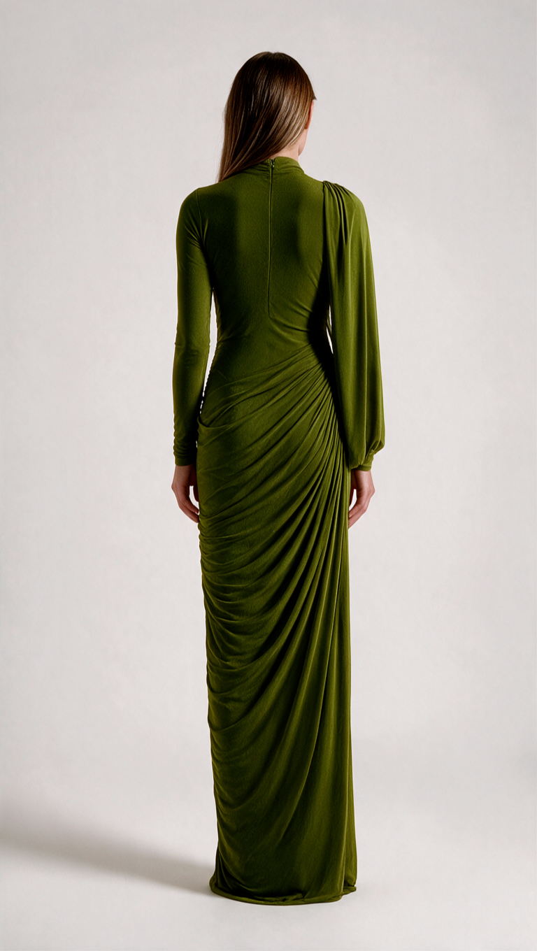 Kaitlin in Olive Green