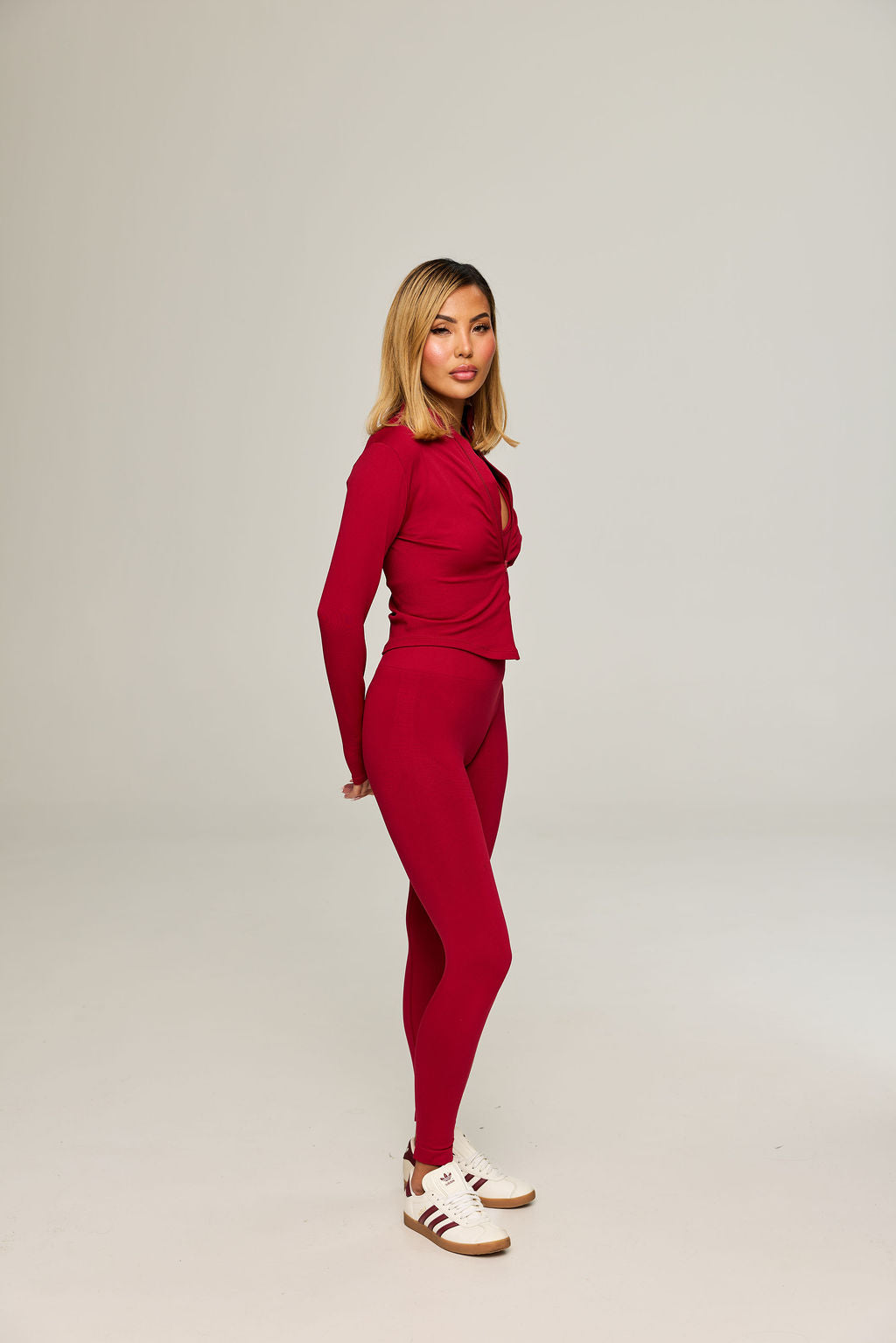 Nina Jacket in Burgundy