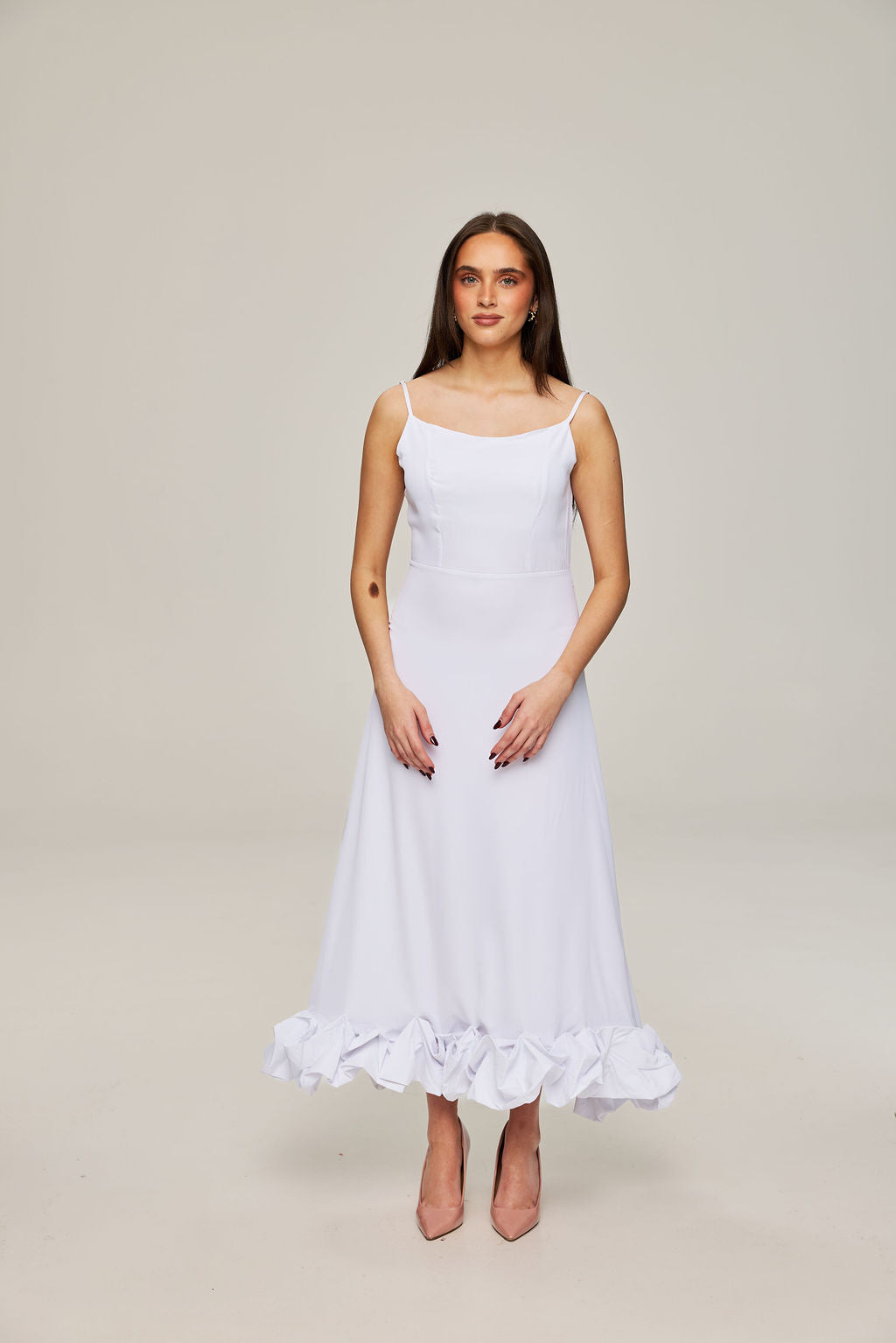 Nevea White in white