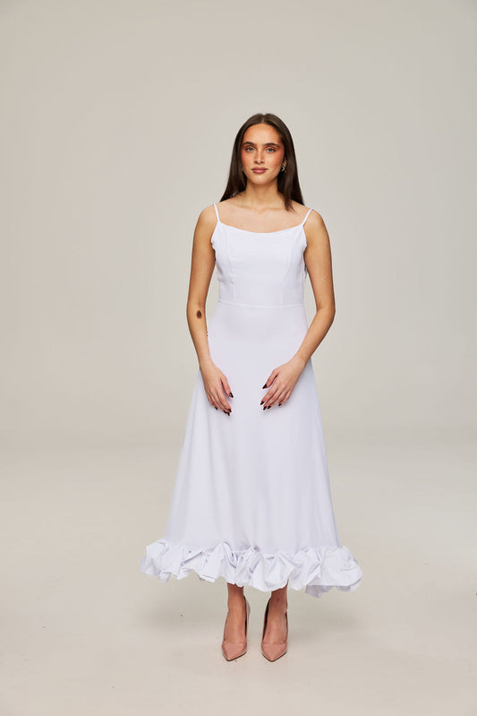 Nevea White in white