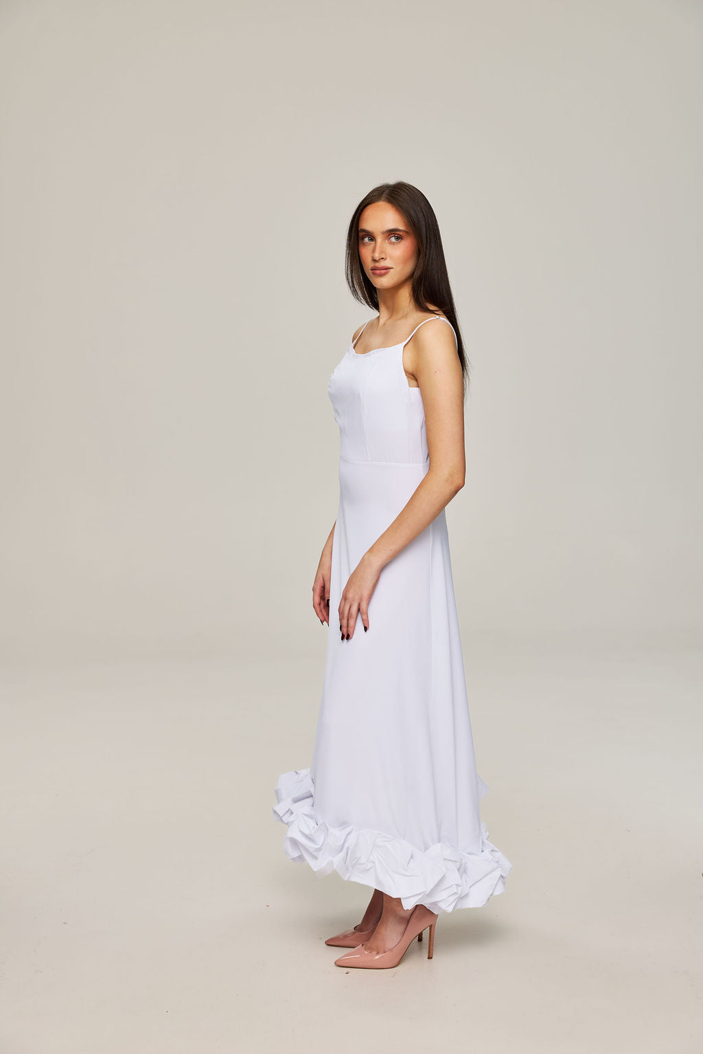 Nevea White in white