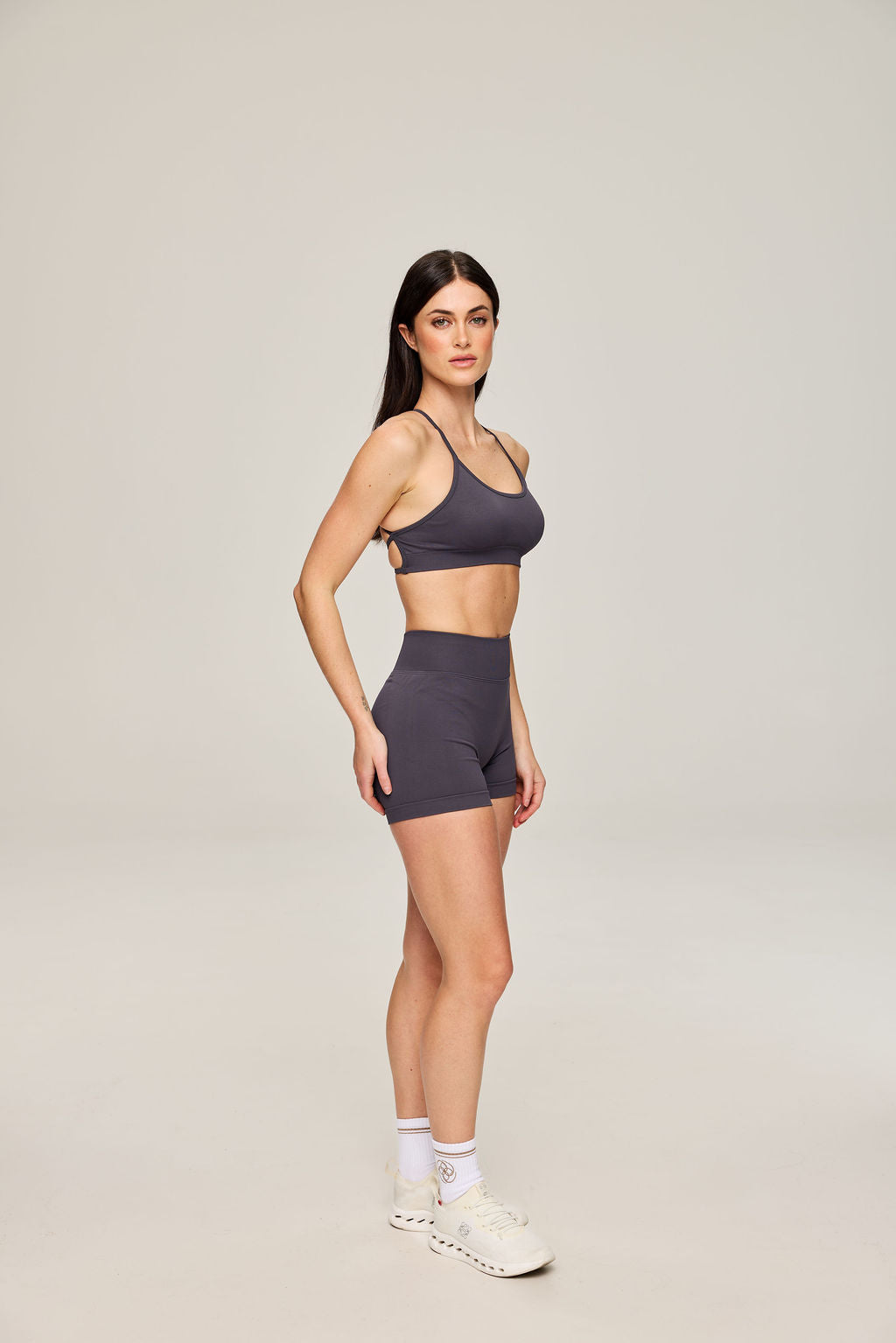 Sculpt Short in Dark Grey