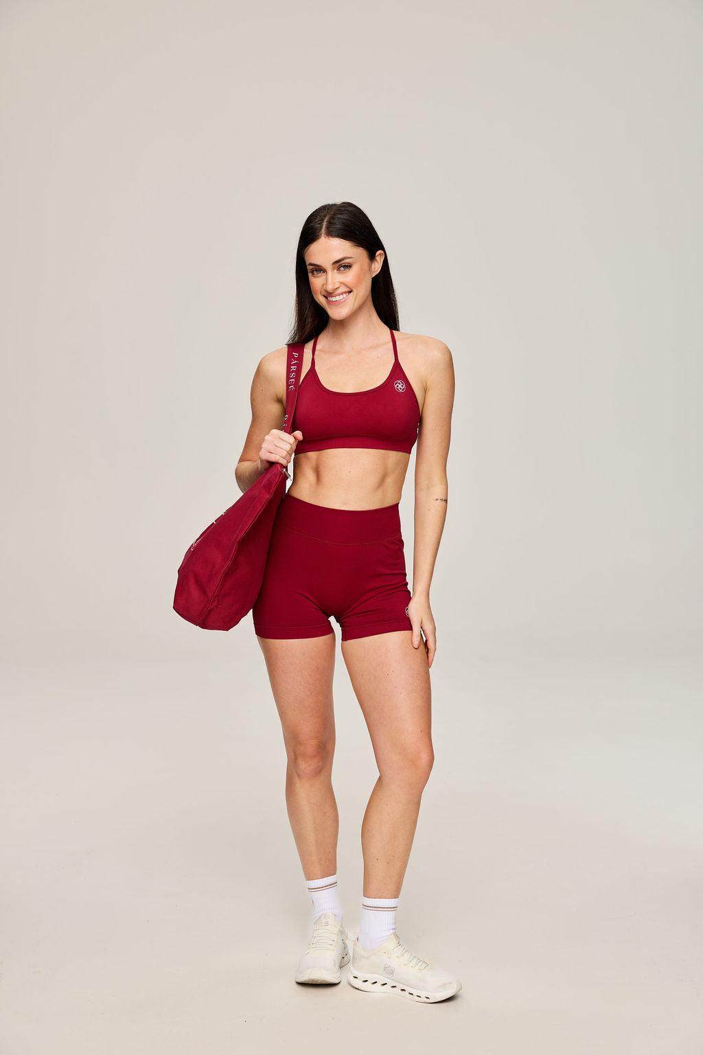 Sculpt Short in Dark Red