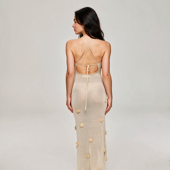 Umbria Bronze Bodycon Dress — view 4