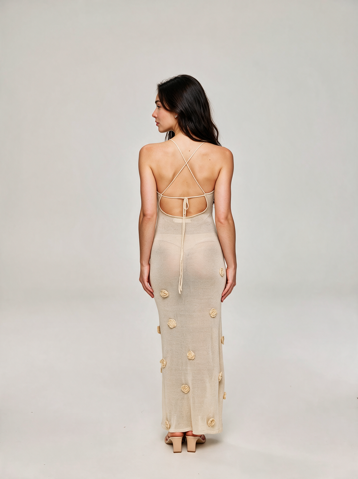 Umbria Bronze Bodycon Dress — view 4