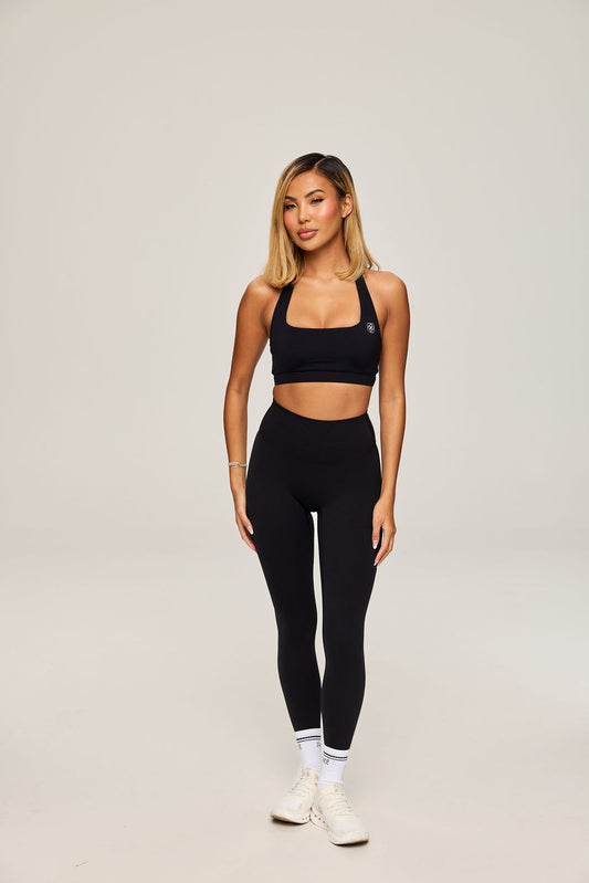 Velours Leggings in black