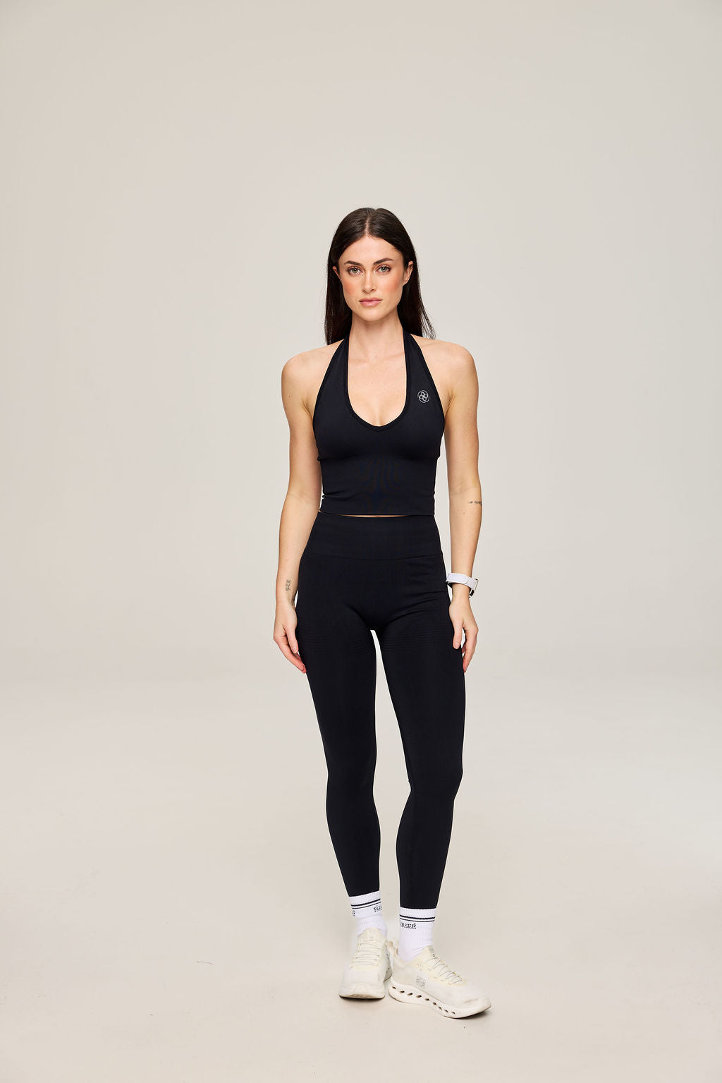 Velours Leggings in black