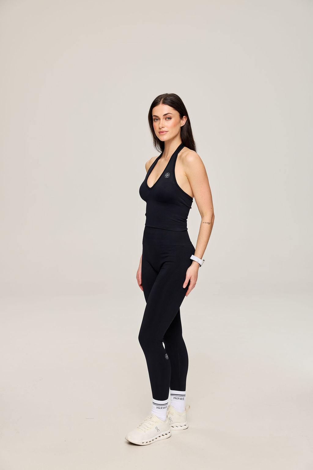 Velours Leggings in black