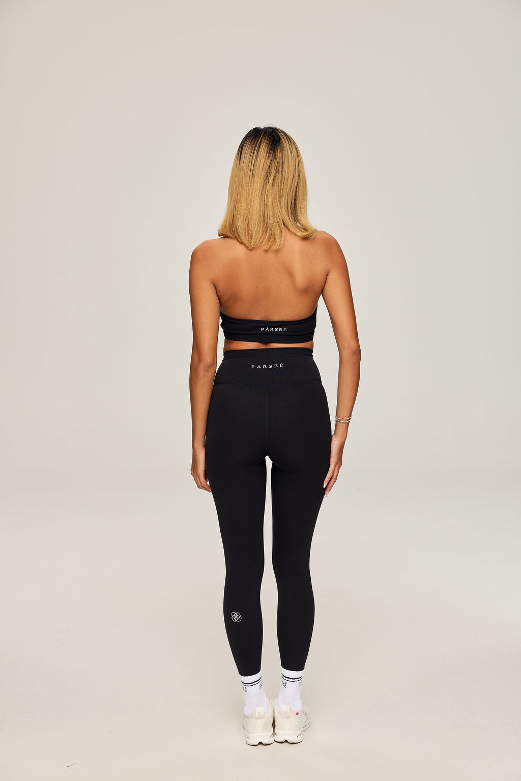 Velours Leggings in black